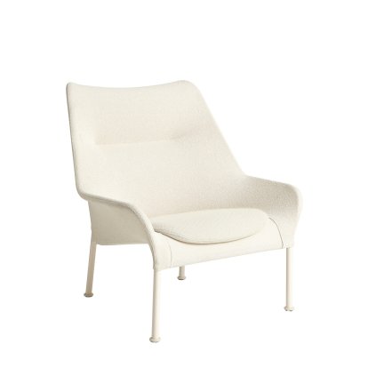 Fauteuil O2 Lounge, Sans repose-pieds, Lift cream / eggshell