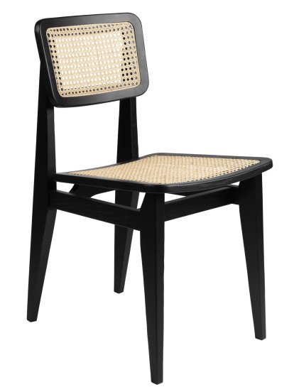 C-Chair, Cannage, Chêne teinté noir
