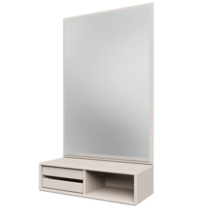 Miroir Glance avec tablette, Oat