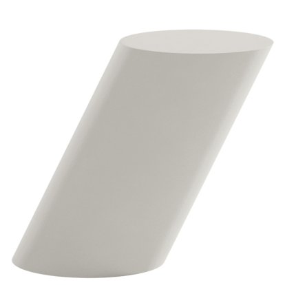 Table d'appoint Tilt, Fonte minérale, Craie