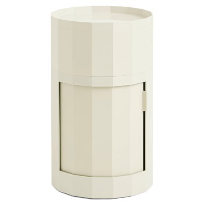 Caisson Facet Cabinet, H 66 x Ø 38 cm, Coquille d'œuf
