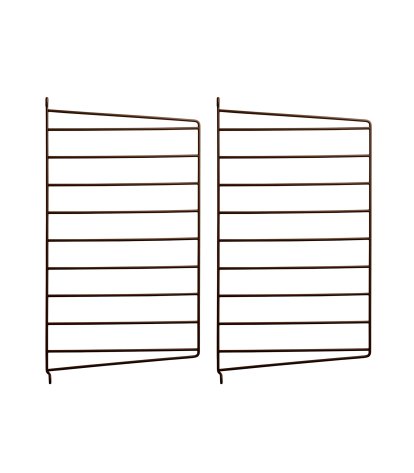 Échelle murale String System, Lot de 2, 50 x 30 cm, Brun