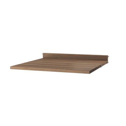 Plateau de bureau String System, Placage noyer, L 58 cm x P 58 cm