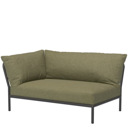 Level 2 Left Corner, Gris foncé, Feuille