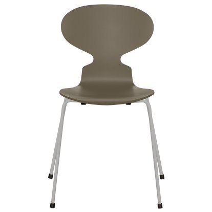 Chaise Fourmi (Ant), Laqué, Vert olive, Nine grey