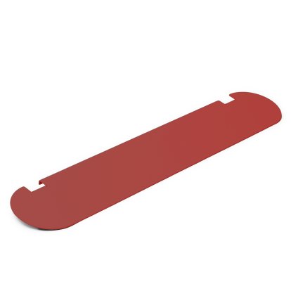 Étagère TV Pipe, Rouge flamboyant