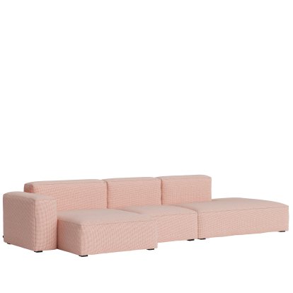 Mags Soft Sofa Combinaison 4, Accotoir à gauche, Tartaglia 861 - rouge/blanc