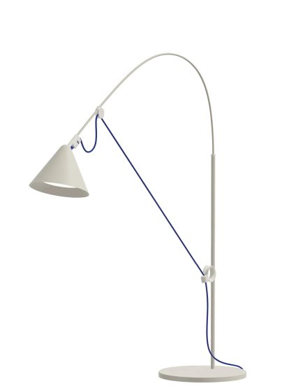 Lampe de table Ayno, Gris soie, Outremer, 3000 K