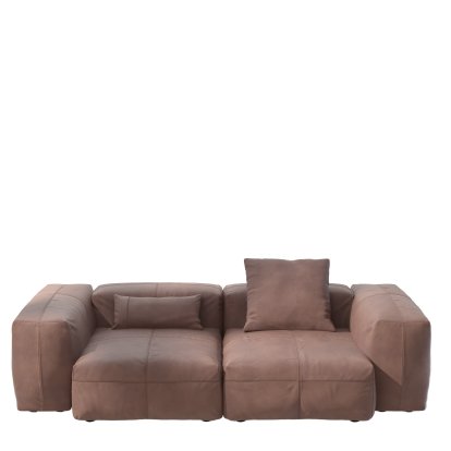 Vetsak Sofa Set 2, M, Cuir - Pierre, Avec coussin