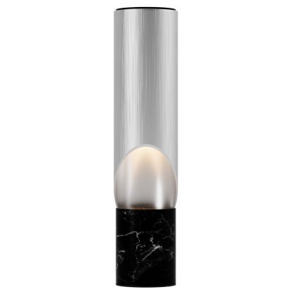 Lampe L10 TWN rechargeable, Marbre noir / Aluminium