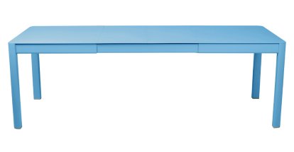 Table Ribambelle, L 149/234 x P 100 cm, Bleu maya