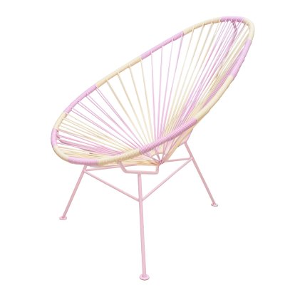 Chaise Acapulco Classic, Pastel sol / lilas
