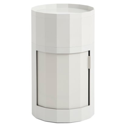 Caisson Facet Cabinet, H 66 x Ø 38 cm, Gris brouillard
