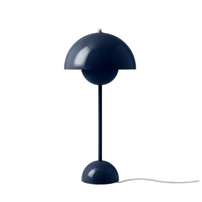 Lampe de table Flowerpot VP3, Bleu acier