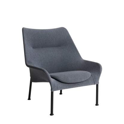 Fauteuil O2 Lounge, Sans repose-pieds, Lift grey / black