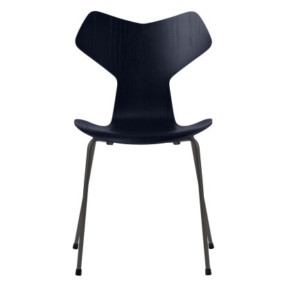 Chaise Grand Prix, Frêne coloré, Bleu nuit, Warm graphite