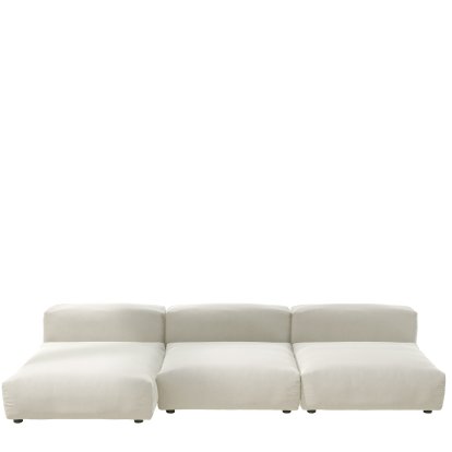 Vetsak Sofa Set 4, Suave - Argile, Sans coussin