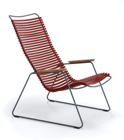 Fauteuil Lounge Click, Poivron