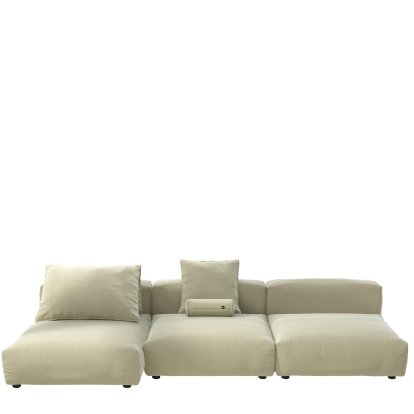 Vetsak Sofa Set 4, Suave - Perle, Avec coussin
