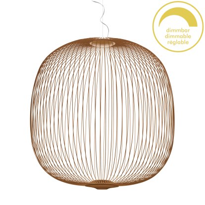 Spokes, Ø70 cm, Cuivre, Dimmable