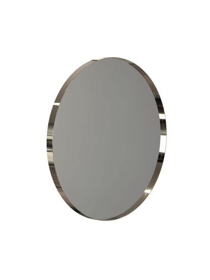 Unu Miroir rond, ø 60 cm, Or poli