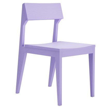Chaise Schulz, Frêne lilas, Non rembourré