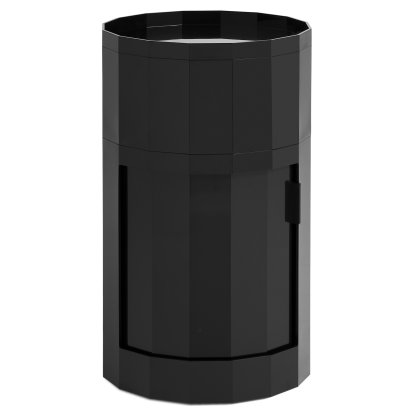 Caisson Facet Cabinet, H 66 x Ø 38 cm, Anthracite
