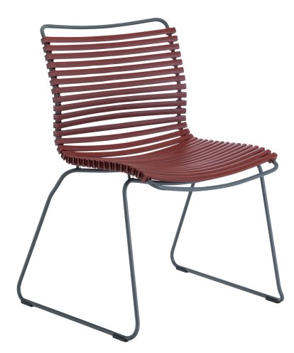 Chaise Click , Sans accotoirs, Poivron