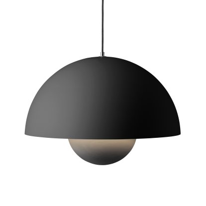 Suspension Flowerpot VP2, Noir mat