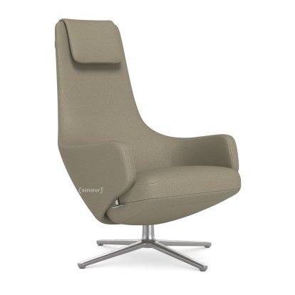 Fauteuil Repos, Fauteuil Repos, Tissu Dumet mélange beige, 45 cm, Poli