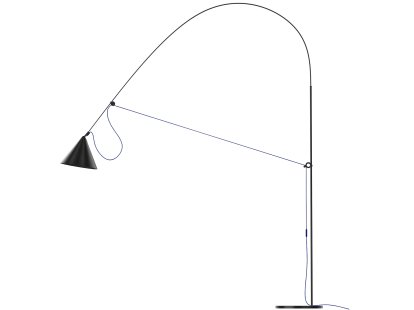 Lampadaire Ayno XL, Noir, Outremer, 3000 K