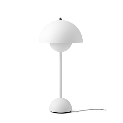 Lampe de table Flowerpot VP3, Blanc mat