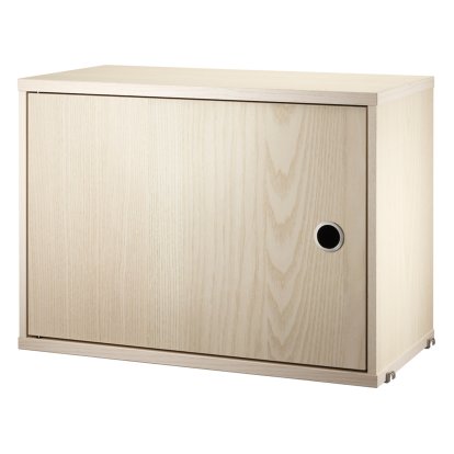 Cabinet avec porte battante String, Placage frêne  