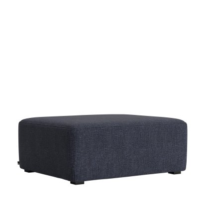 Pouf Mags, L 79 x P 96 cm, Overlap 03 - gris foncé