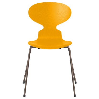 Chaise Fourmi (Ant), Frêne coloré, Jaune véritable, Brown bronze