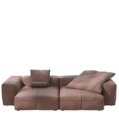 Vetsak Sofa Set 2, XL, Cuir - Pierre, Avec coussin