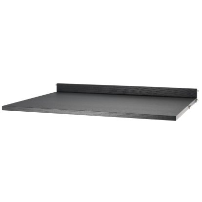 Plateau de bureau String System, Placage frêne noir