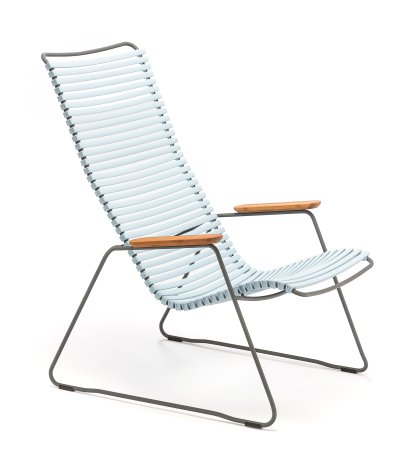 Fauteuil Lounge Click, Dusty bleu clair