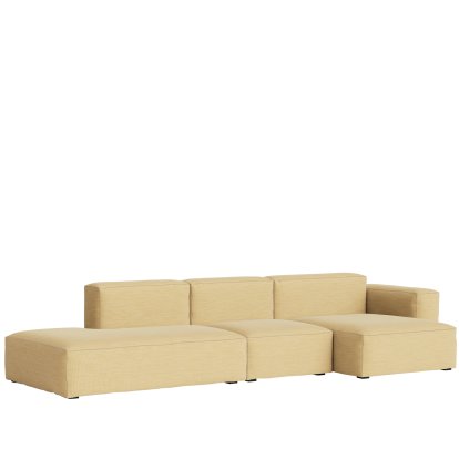 Mags Soft Sofa Combinaison 4, Accotoir à droite, Yuma 833 - jaune