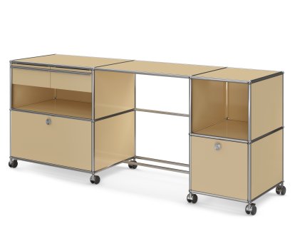 Bureau USM Haller Type 3, Beige USM, Durs pour tapis
