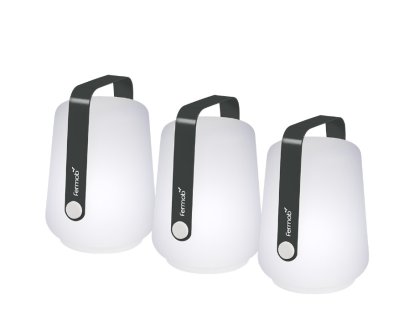Lot de 3 lampes Balad Mini , Carbone