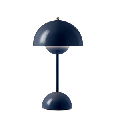Lampe Flowerpot VP9 Portable, Bleu acier