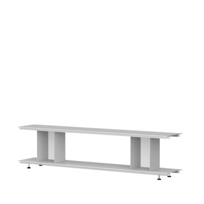 Étagère Zoll D, Gris clair, 180 cm, H 33 cm