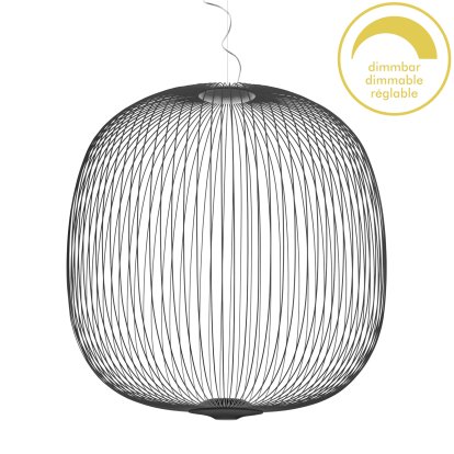 Spokes, Ø70 cm, Gris graphite, Dimmable