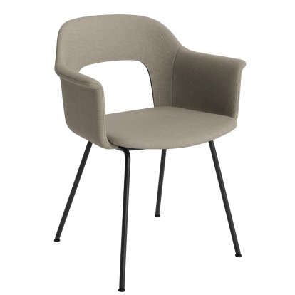 Chaise Layout 214 avec rembourrage intégral et accotoirs, Naveli 133