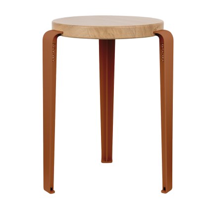 Tabouret Lou, bois massif