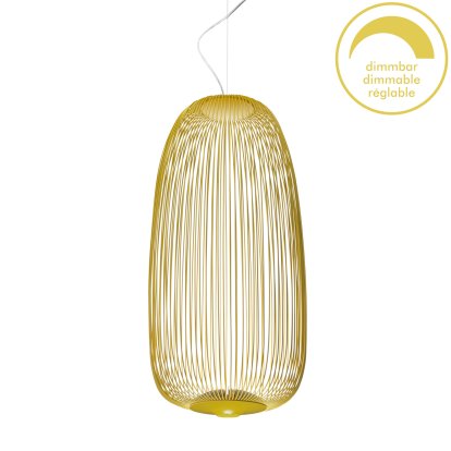 Spokes, Ø32,5 cm, Jaune doré, Dimmable