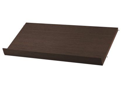 String System présentoir à revues bois massif , 78 x 30 cm, Placage de chêne foncé