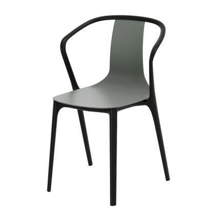Fauteuil Belleville Outdoor, Gris mousse
