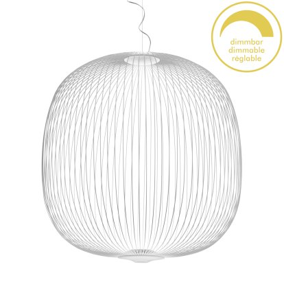 Spokes, Ø70 cm, Blanc, Dimmable